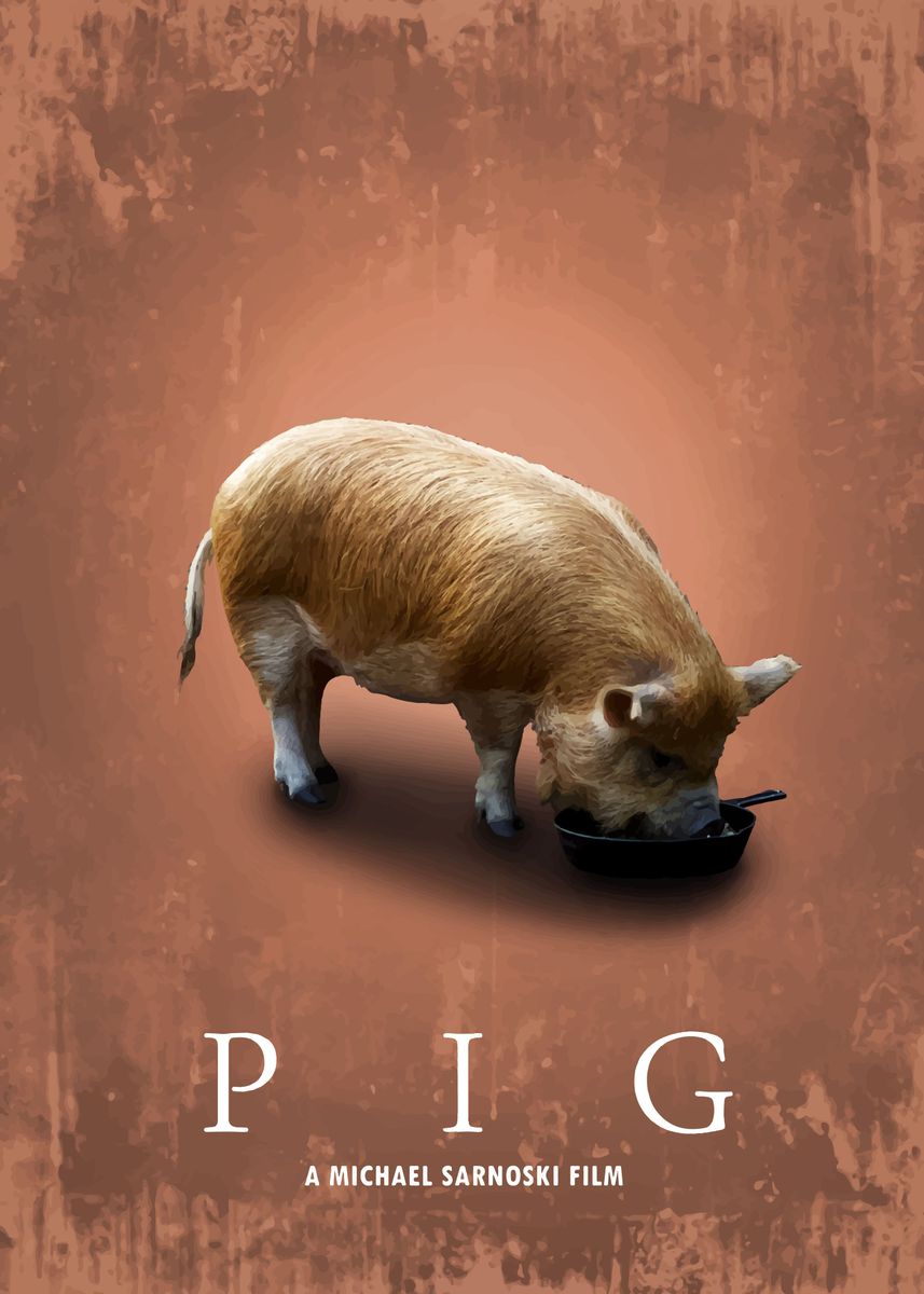 'Pig' Poster, picture, metal print, paint by Bo Kev | Displate