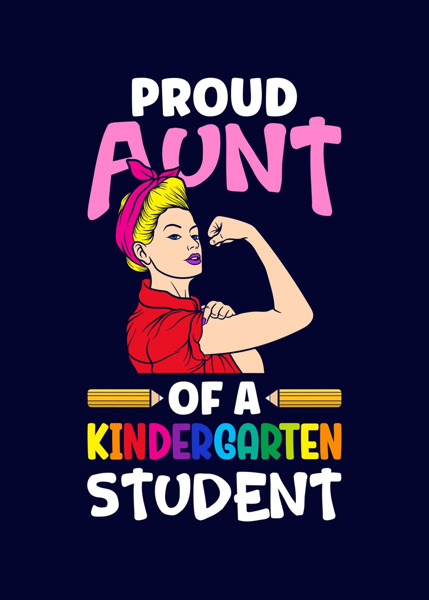 'Kindergarten Aunt' Poster, picture, metal print, paint by MzumO | Displate