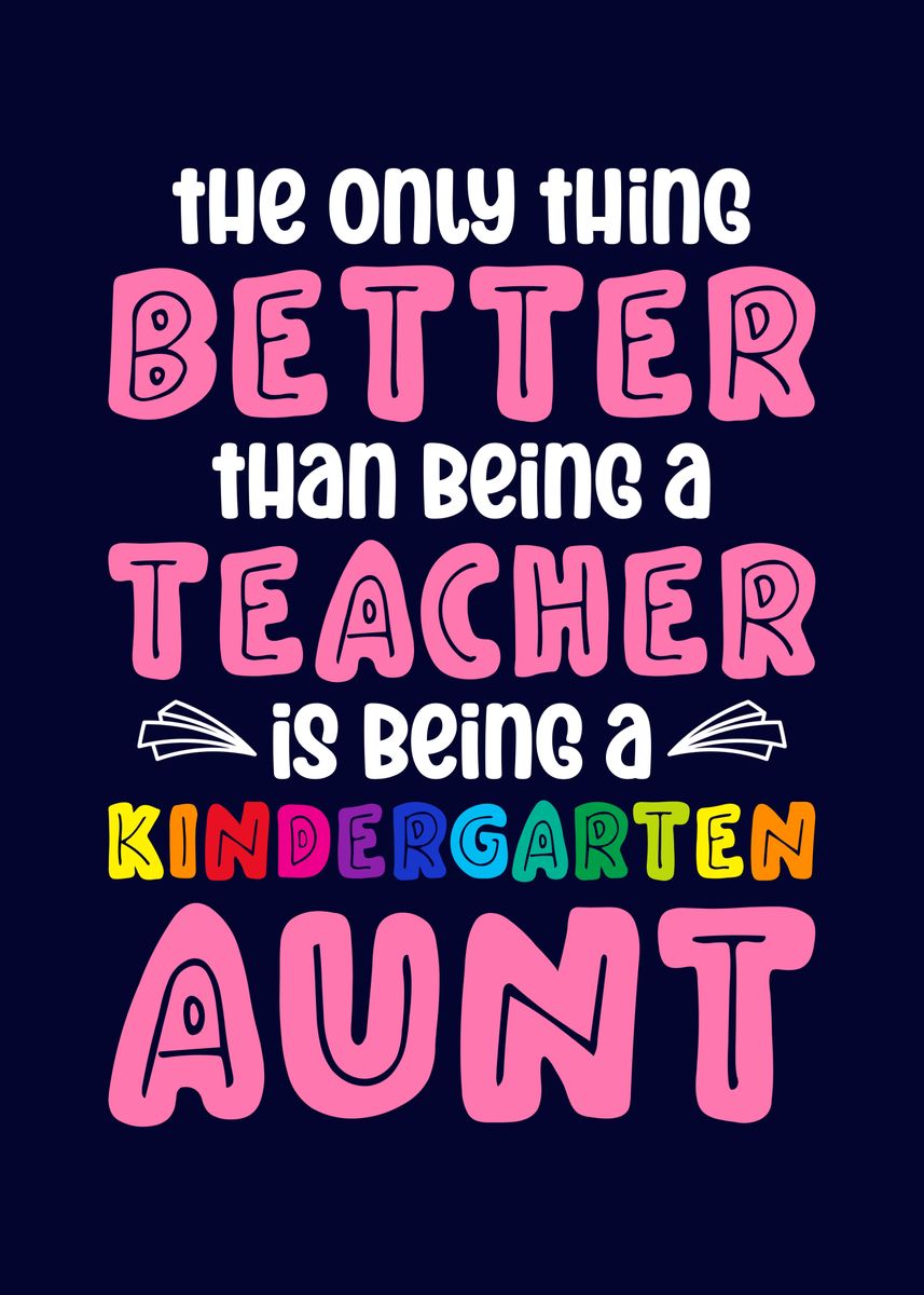 'Kindergarten Aunt' Poster by MzumO | Displate