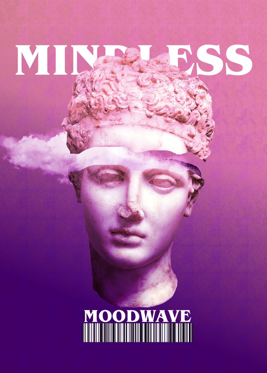 'moodwave Mindless' Poster, Picture, Metal Print, Paint By Dimitri 