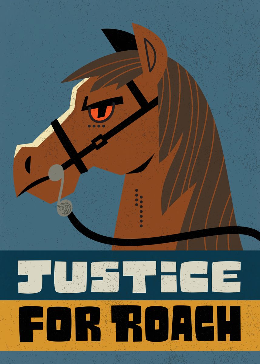 'Justice For Roach' Poster, picture, metal print, paint by The Witcher ...