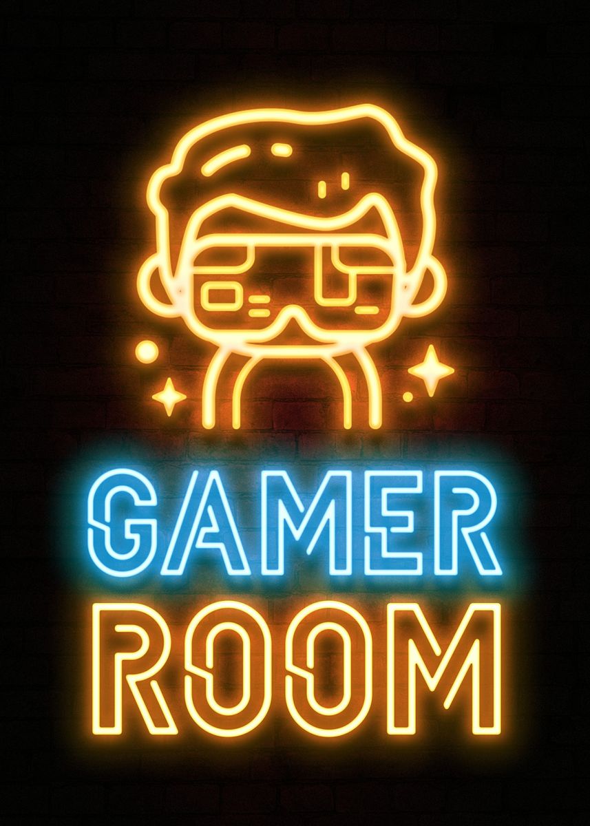 'gamer room' Poster by Panda  | Displate