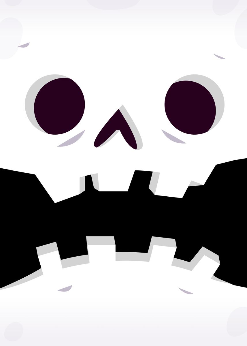 'Scary Skeleton Halloween' Poster by 84PixelDesign  | Displate