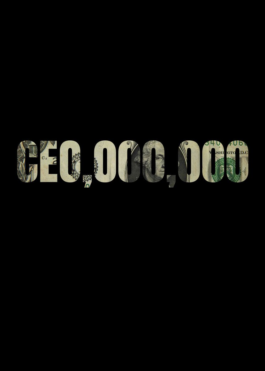 'CEO  Entrepreneur Hustle ' Poster by Artur  | Displate