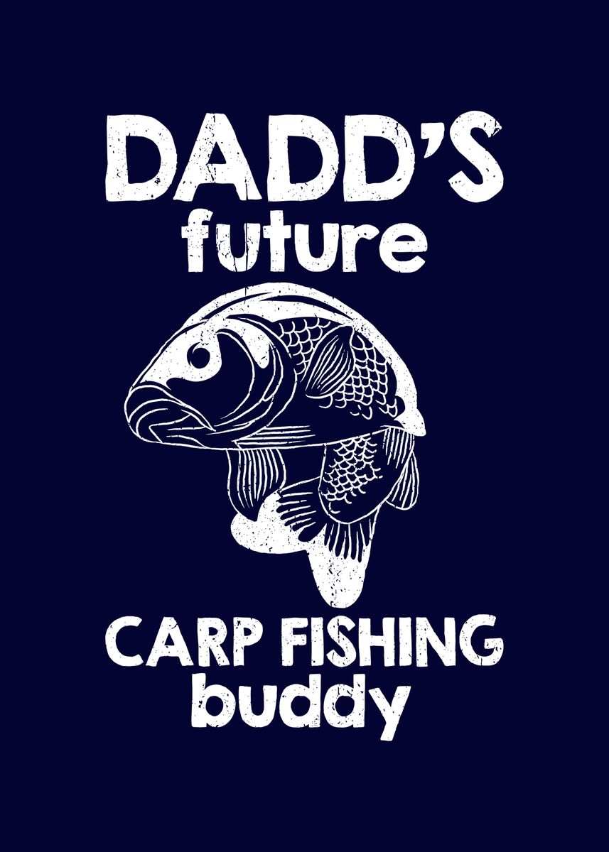 'Carp Fishing Buddy' Poster by MzumO  | Displate