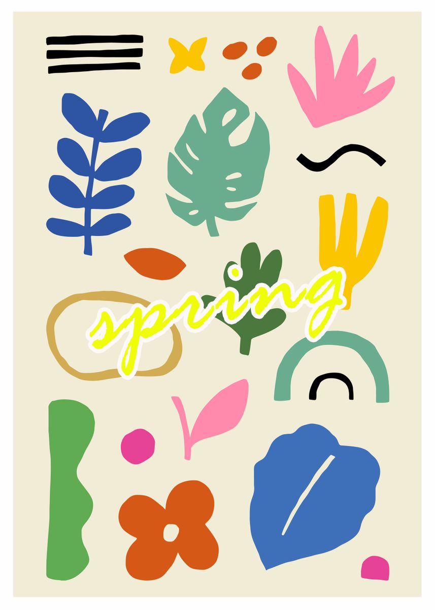 'Spring in Colors' Poster by Rexie Fernandez | Displate