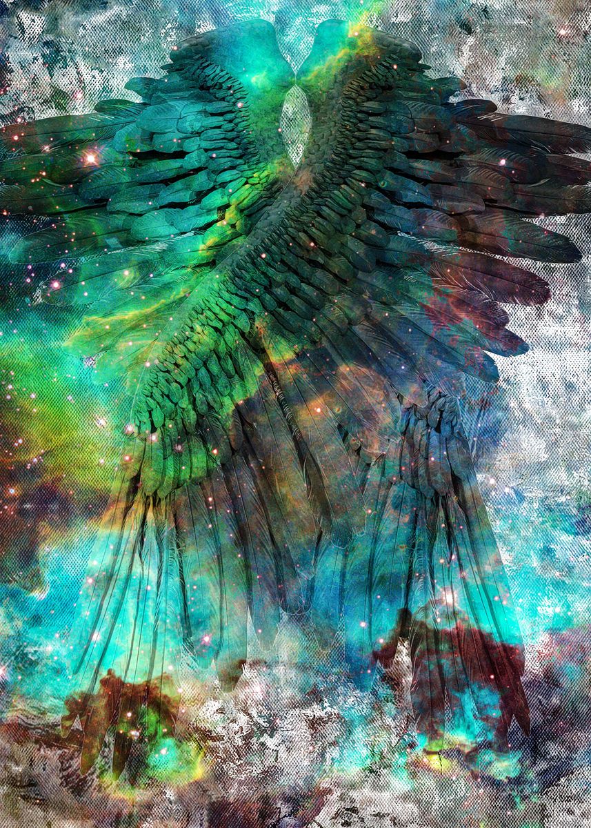 'Angel Wings' Poster by Bruce Rolff | Displate