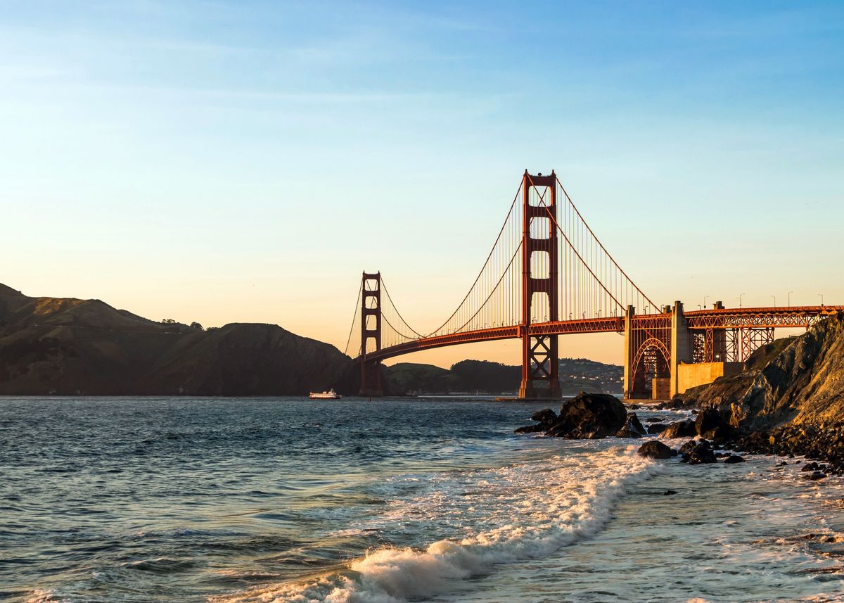 'Golden Gate Bridge ' Poster by Max Ronn | Displate