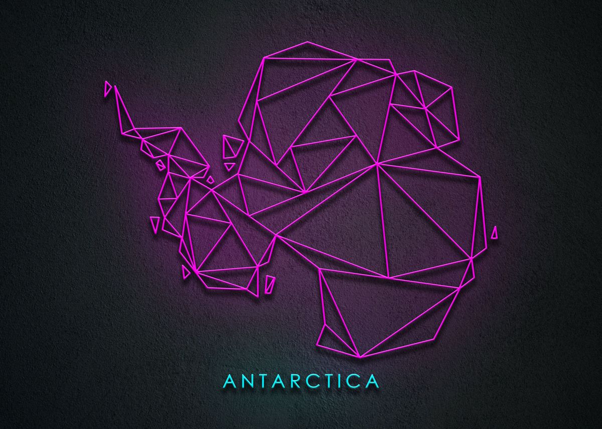 'ANTARCTICA' Poster by MoveUp  | Displate