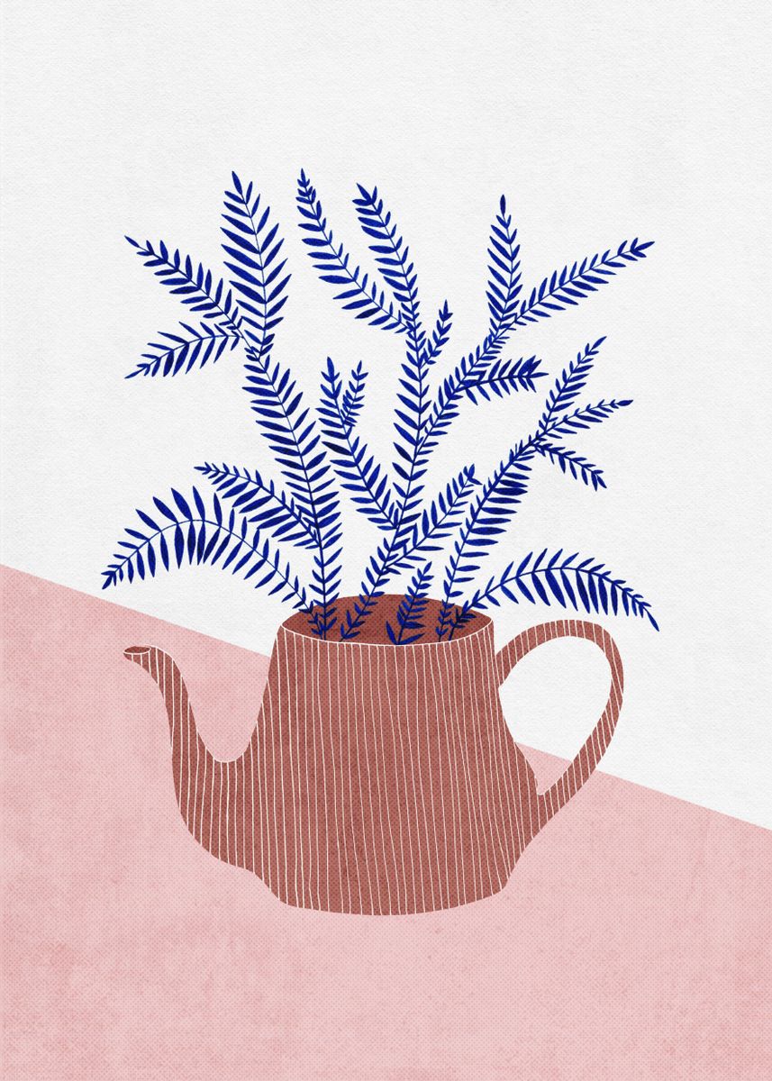 'Little Tea Pot' Poster by Kookie Pixel | Displate