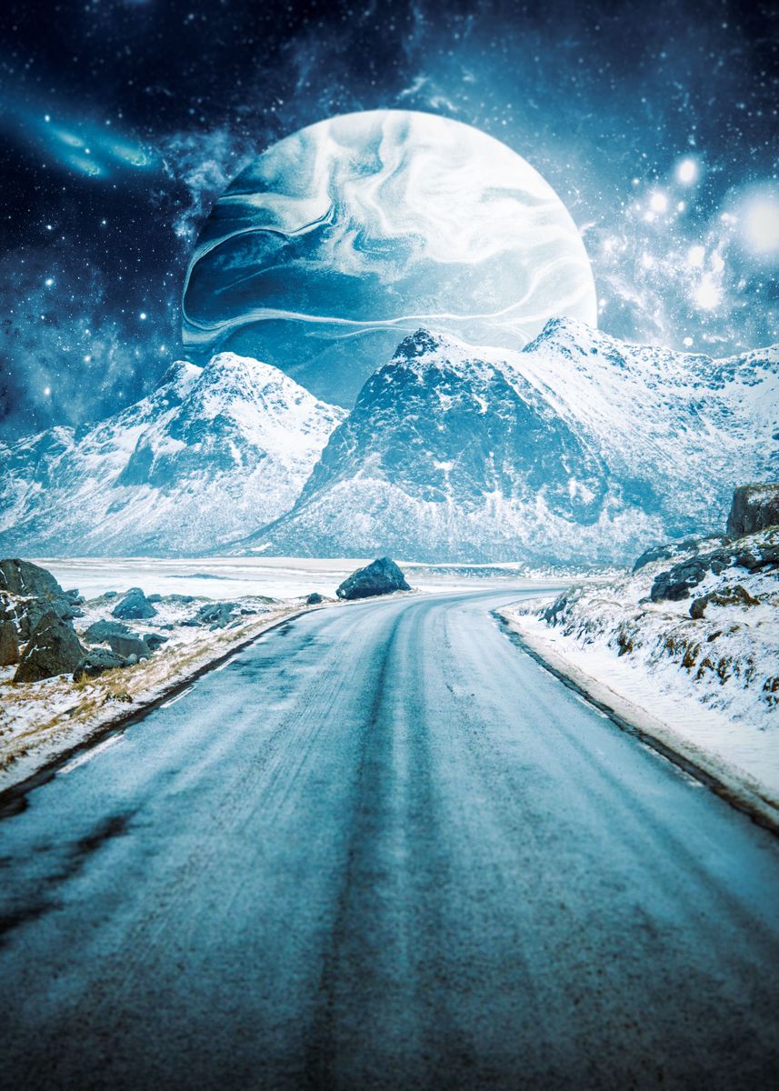 'Chill Road' Poster by Undermountain  | Displate