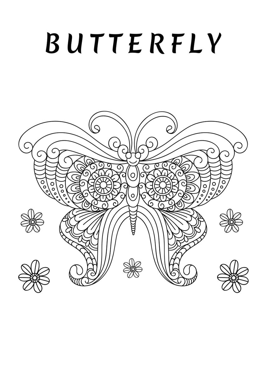 'Butterfly' Poster by AlycePreston  | Displate