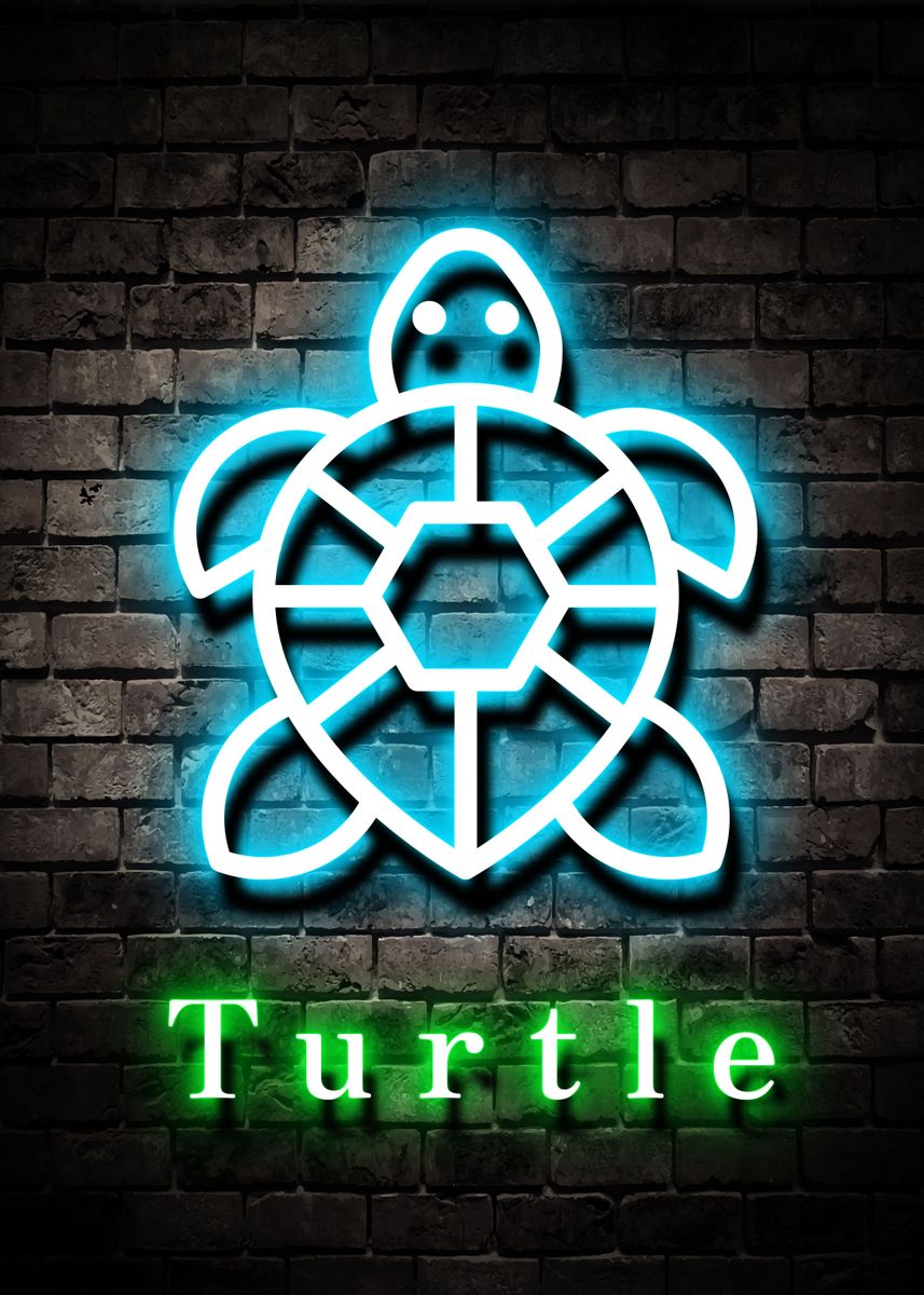 'Animal Turtle' Poster by Osman Conner  | Displate
