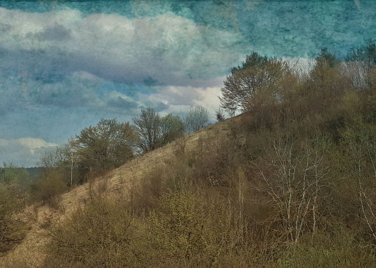 'VIntage hill' Poster by Edy Art Space | Displate