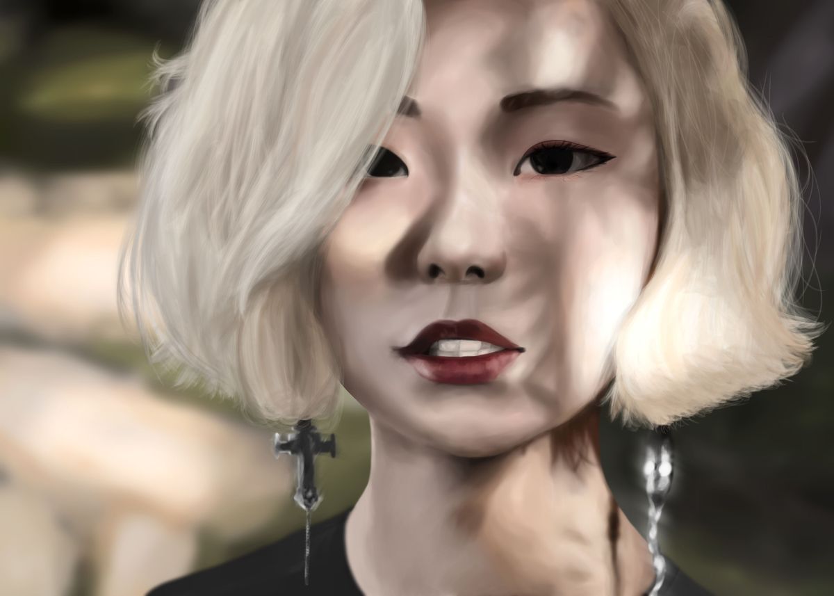 'Wheein of MAMAMOO' Poster by Vicky Bell | Displate