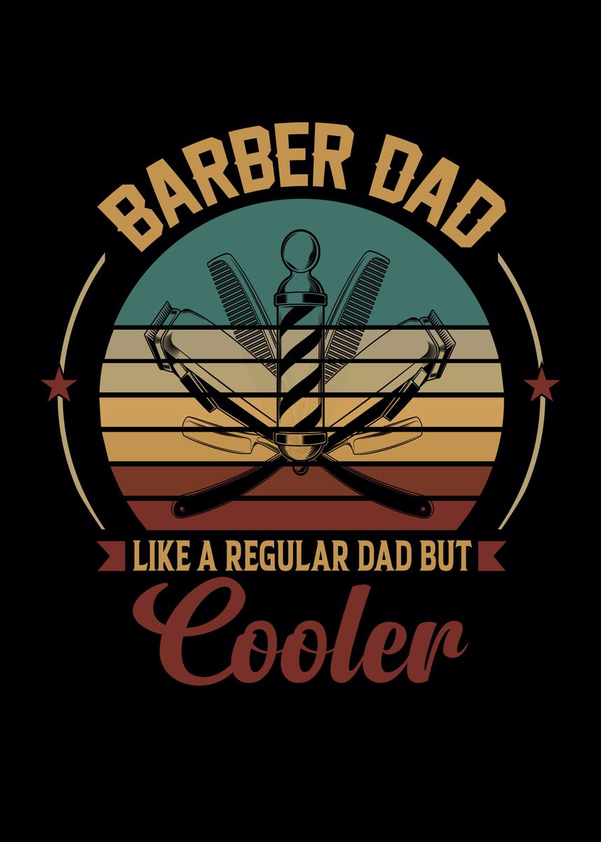 'Barber Dad' Poster by One Piece Japan  | Displate
