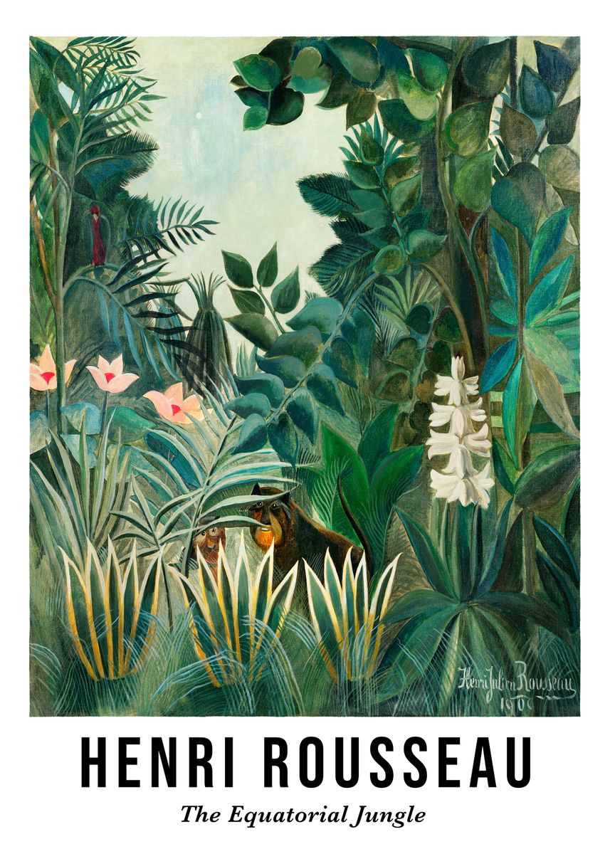 'equatorial jungle Henri ' Poster by Barry Allen | Displate