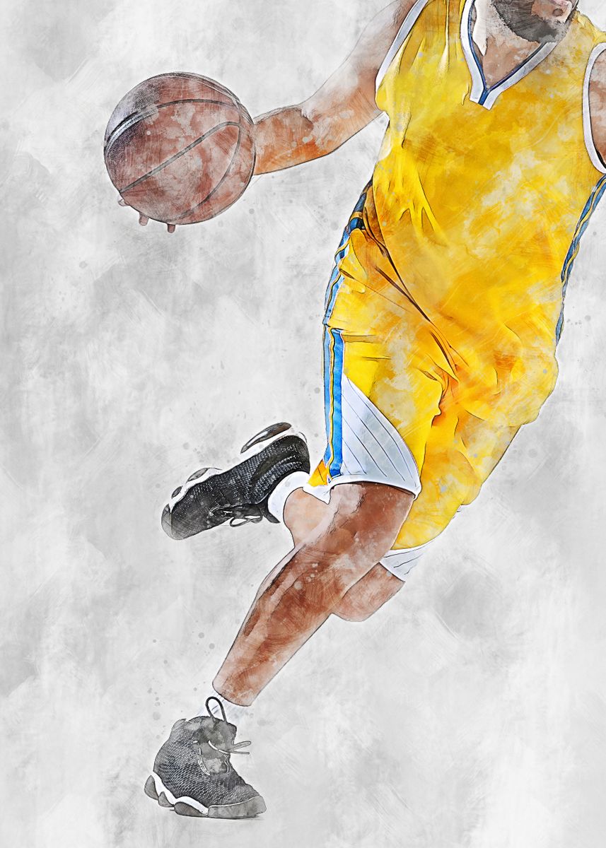 'Basketball 6' Poster by Mateusz Ślemp | Displate