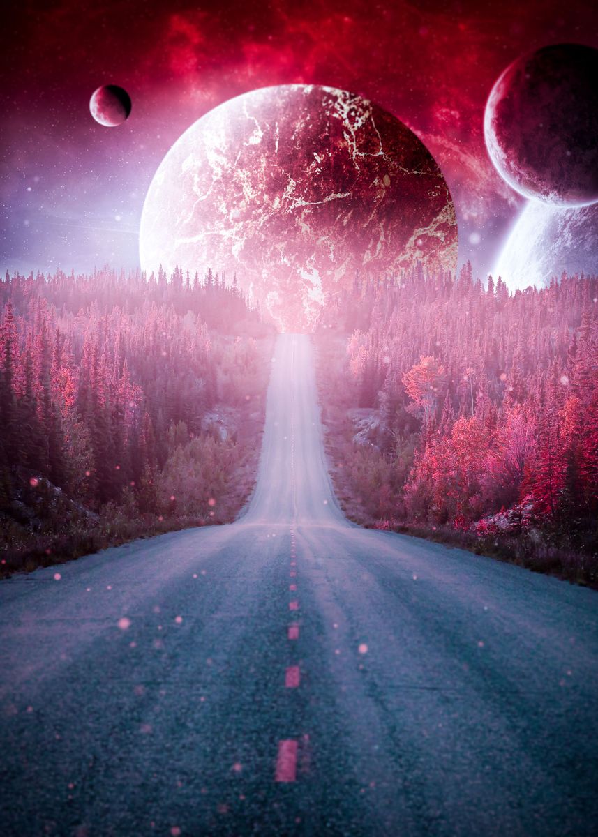'Red Road' Poster by Undermountain  | Displate