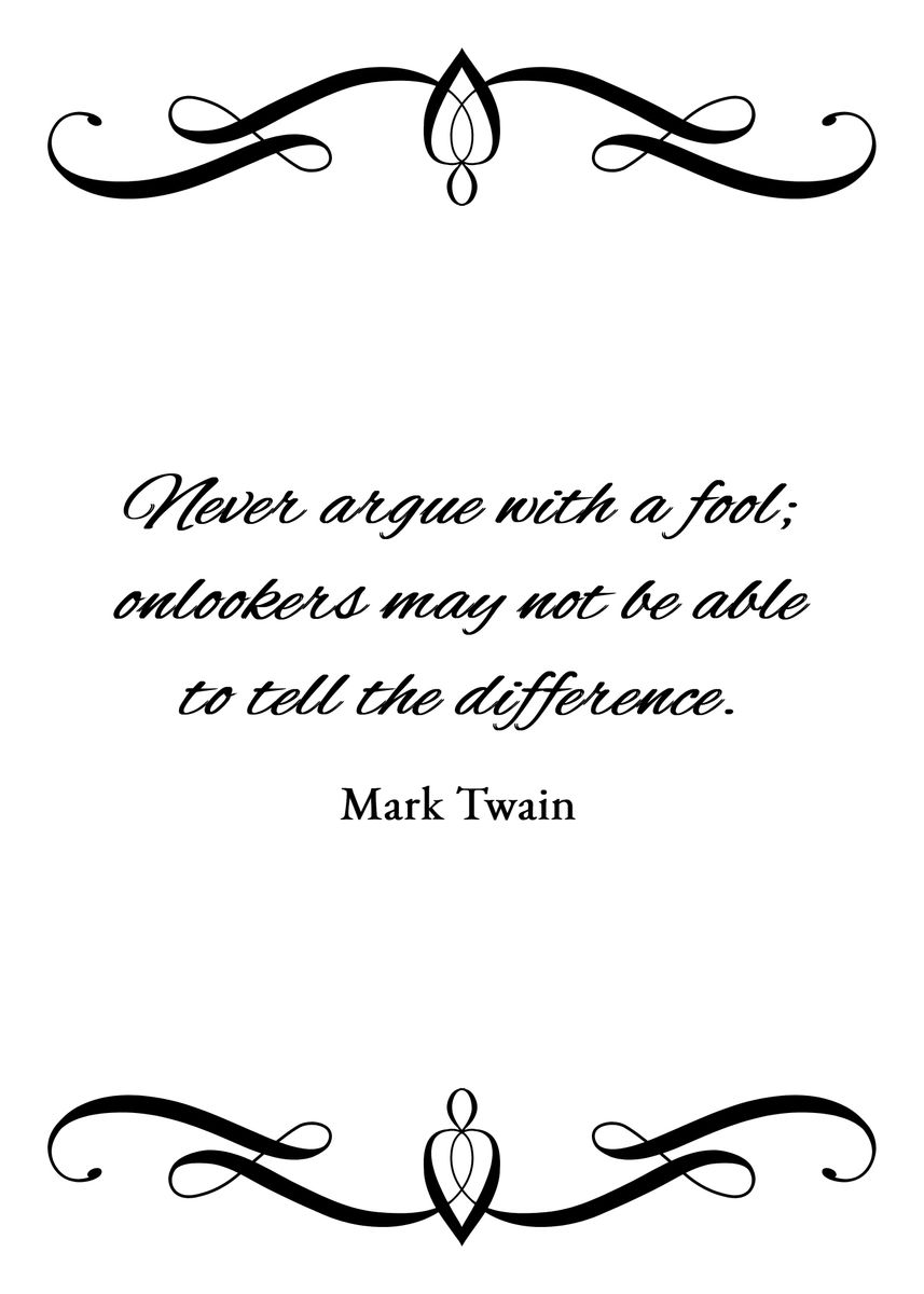 'Answer Not a Fool' Poster by ABConcepts  | Displate