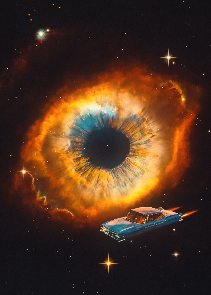 'The Eye Of The Universe' Poster by Taudalpoi  | Displate
