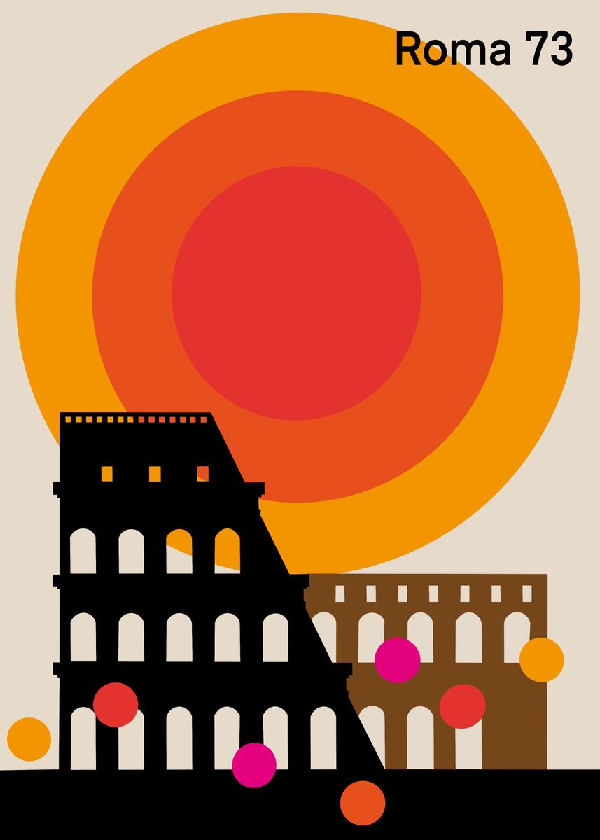 'Roma' Poster by Karin Studio  | Displate