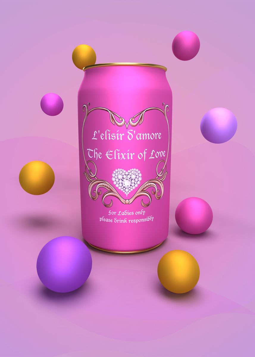 'The Elixir of Love' Poster by Julia Rudens | Displate