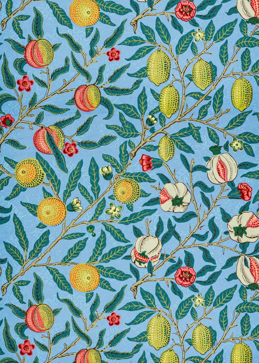 'William Morris Four fruits' Poster by Barry Allen | Displate