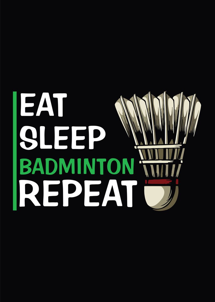 'Badminton quote' Poster by Chainsaw Man | Displate