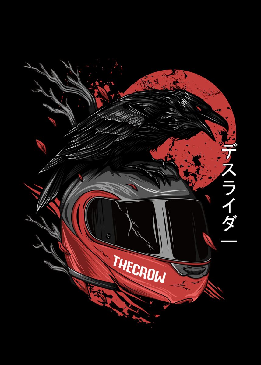 'The Crow 1' Poster by Aron Dizhwar | Displate