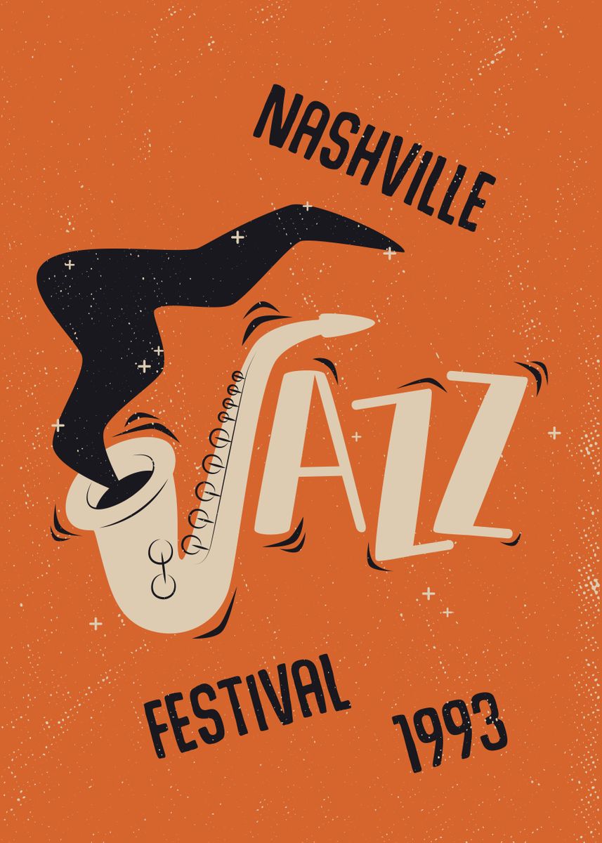 'Nashville Jazz Festival' Poster by BluePinkPanther Displate