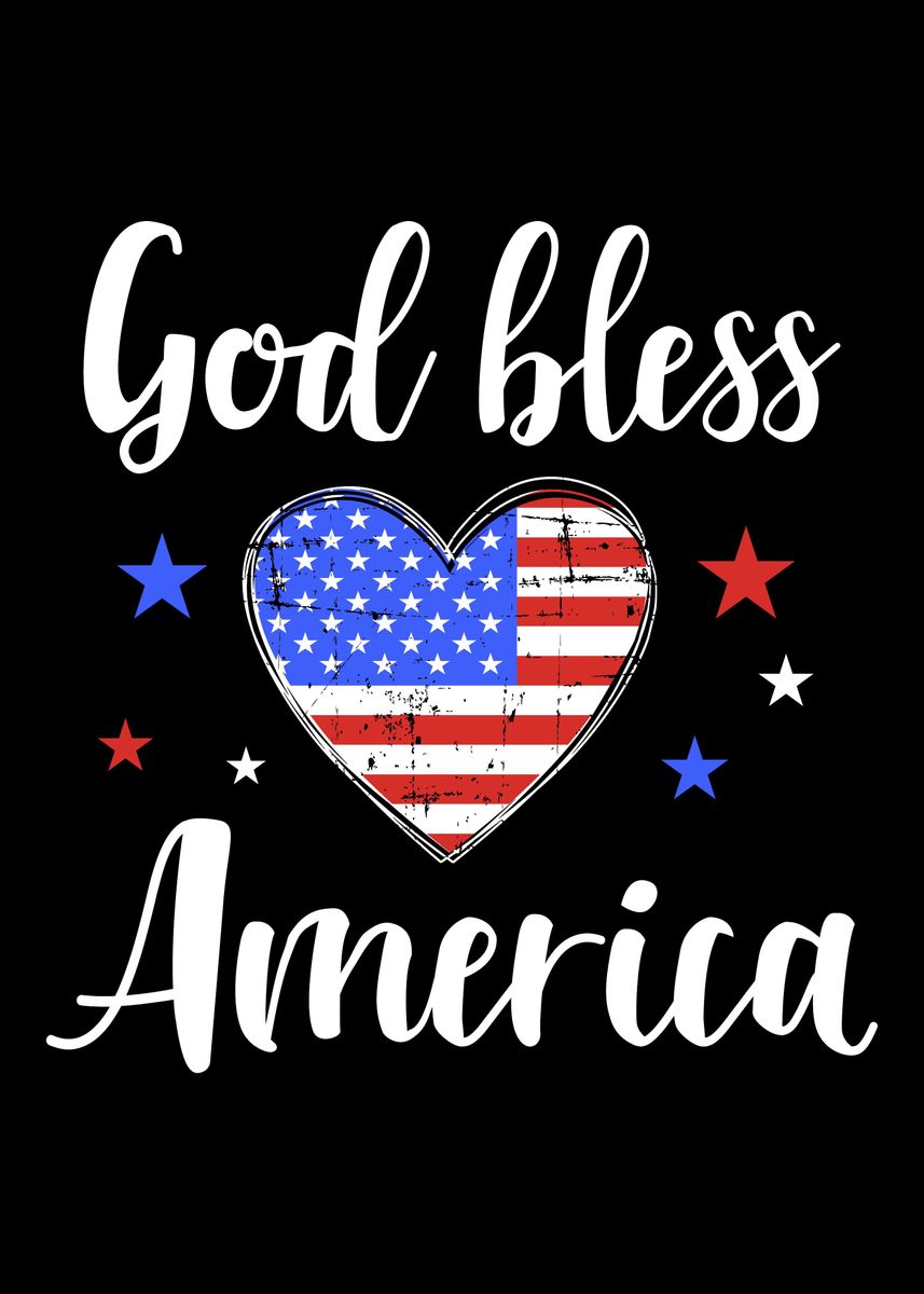 God Bless America For Patr Poster Picture Metal Print Paint By   1cff4248b050766037145c48407e226d 85fcdc0048f7d634df7a47c13a82b338 