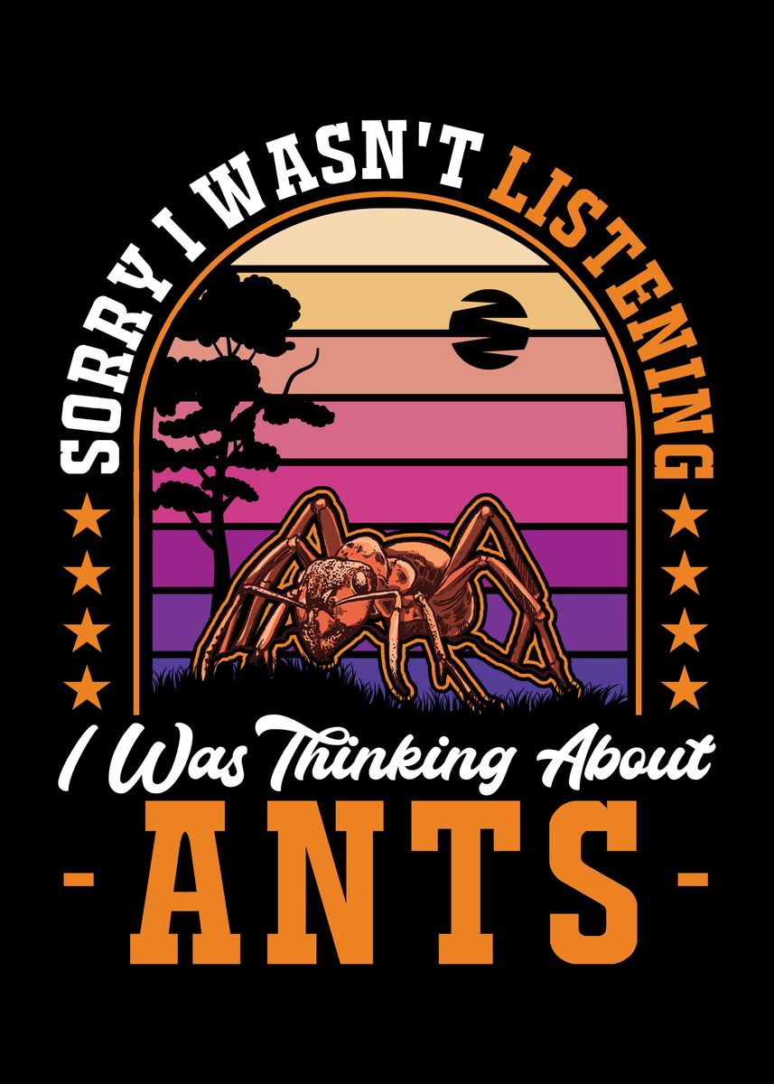 'Ant Keeper Ant Gift' Poster by FavoritePlates | Displate
