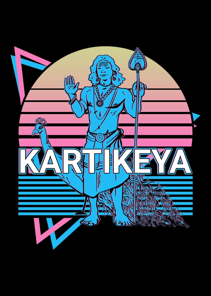 'Kartikeya Hindu Mythology' Poster by AestheticAlex | Displate