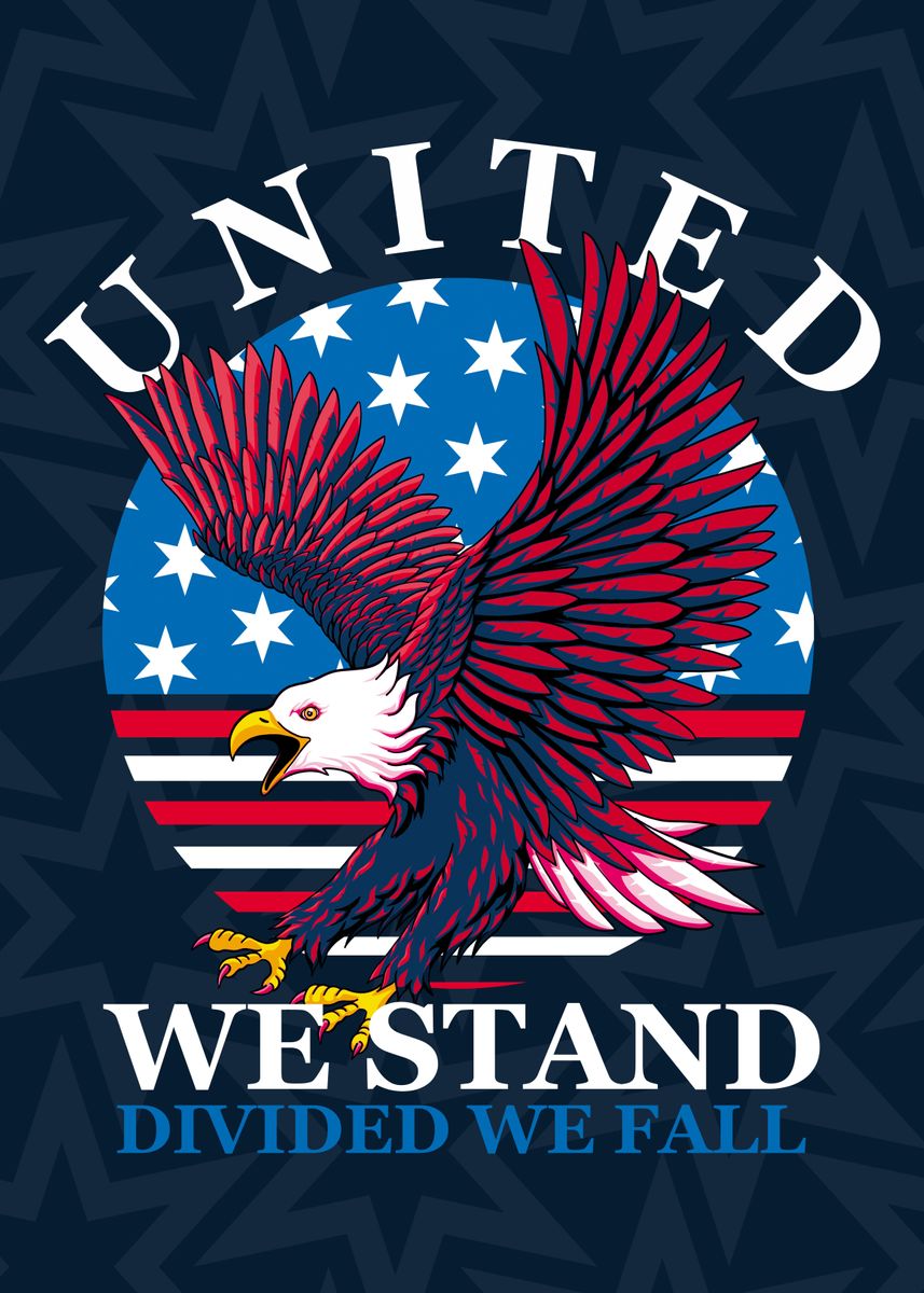 united-we-stand-poster-by-tmbtm-displate