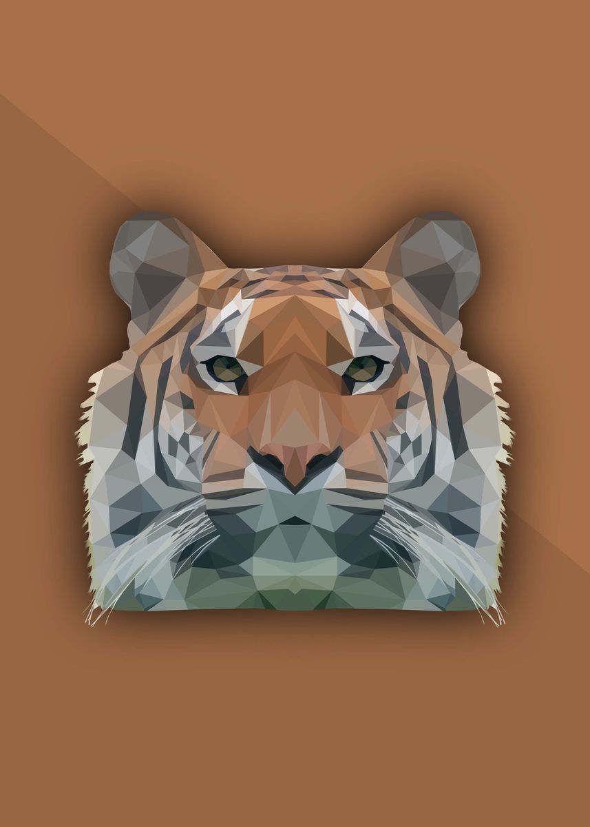 'Tiger' Poster by Arctic Illustrations | Displate