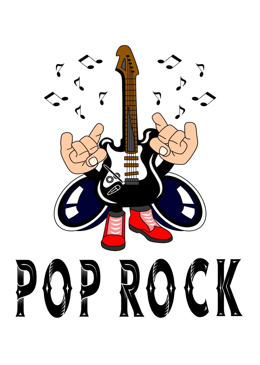 'Pop Rock' Poster, picture, metal print, paint by ZS C O M M E R C E ...