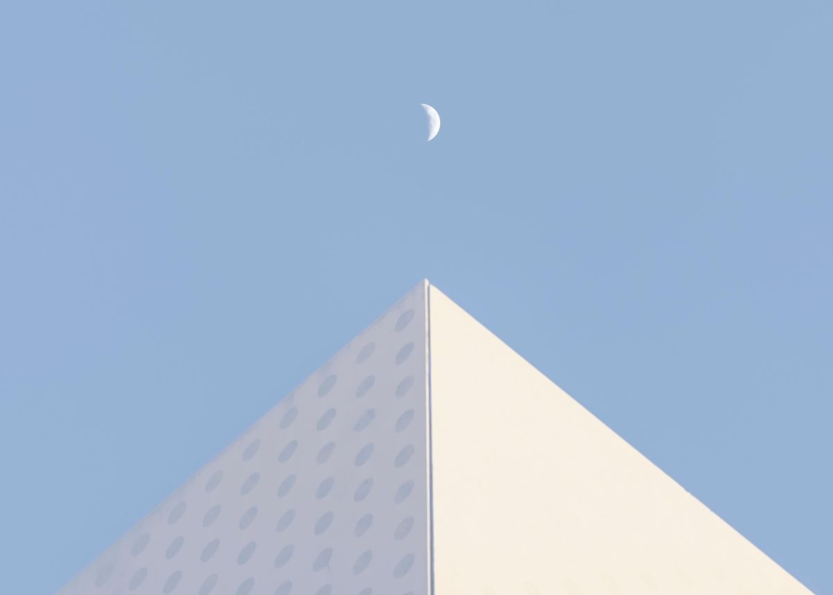 'Moon Pyramid' Poster by Laura Sanchez | Displate