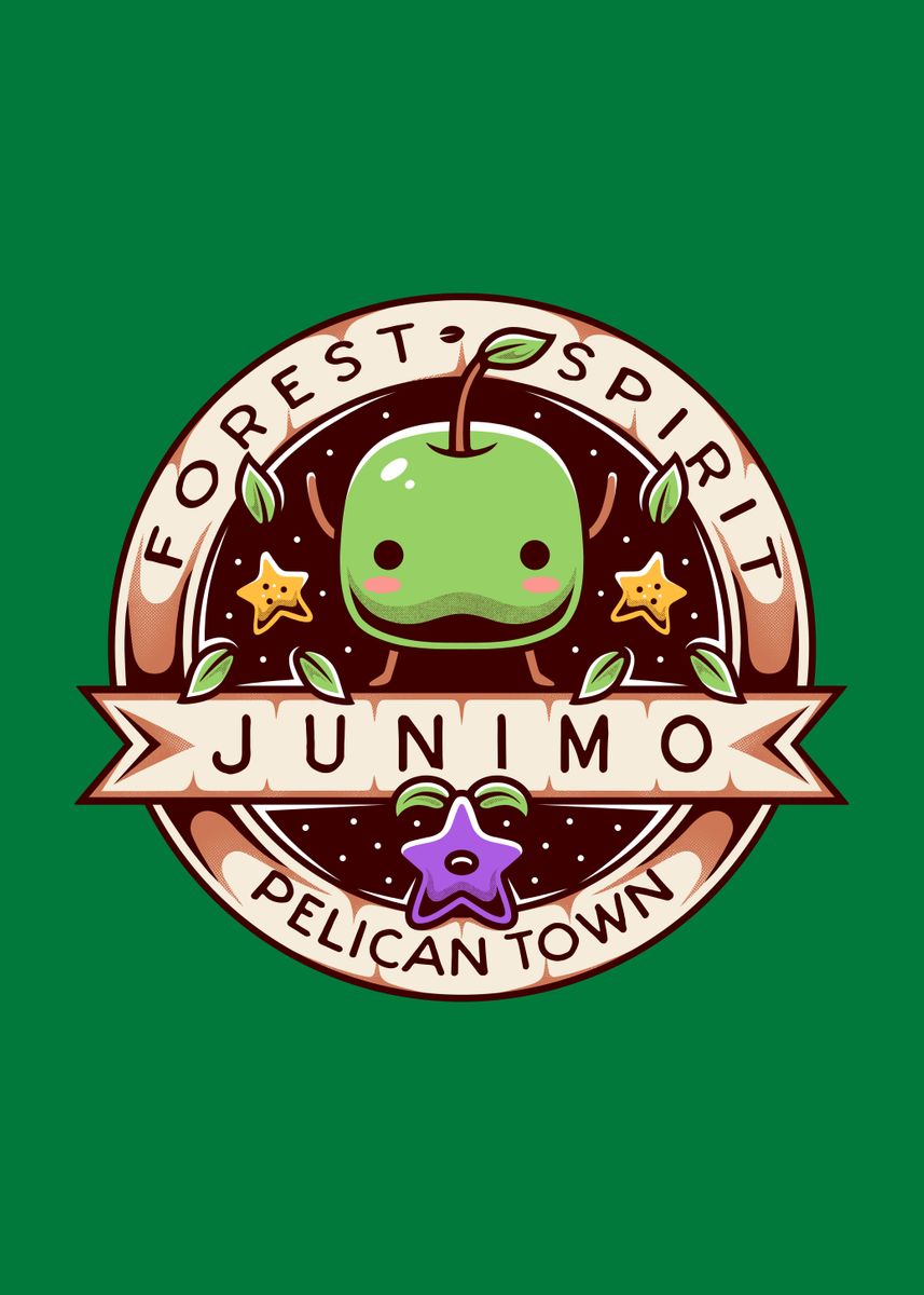 'Stardew Valley Junimo Art' Poster, picture, metal print, paint by