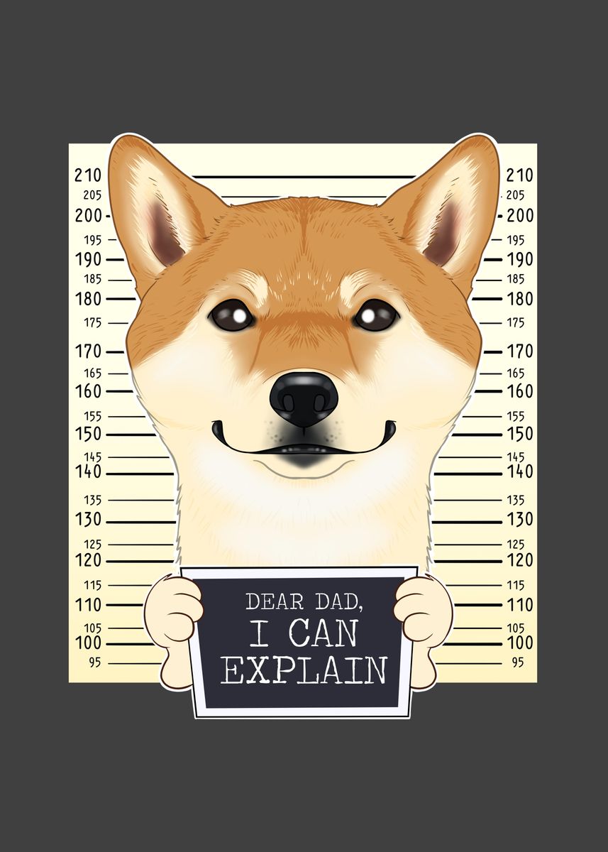 Funny Shiba Inu Father Dog Shiba Inu Papa Funny Shiba Dad Zip Pouch by EQ  Designs - Pixels