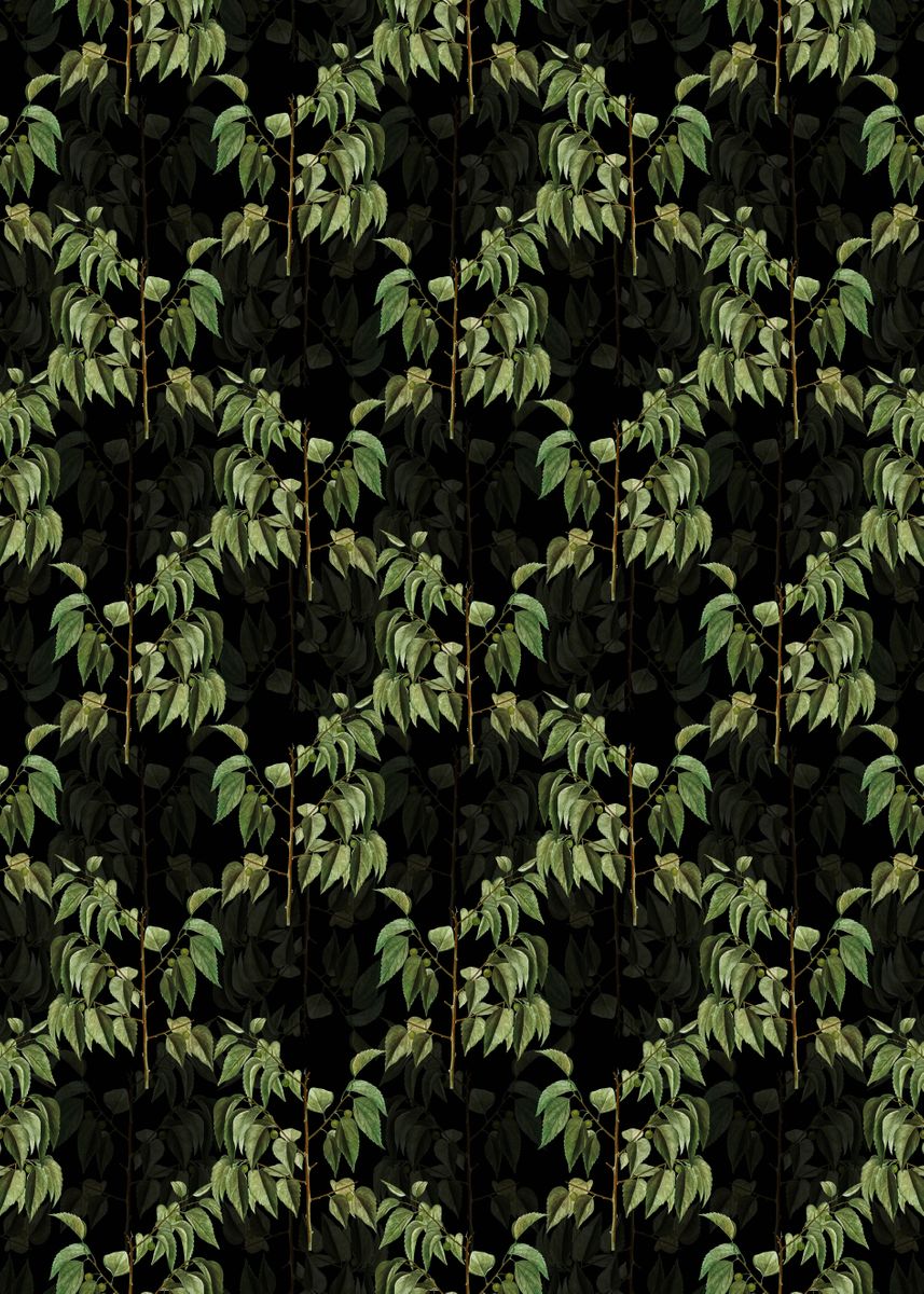 'Common Hackberry Pattern' Poster, picture, metal print, paint by Holy ...