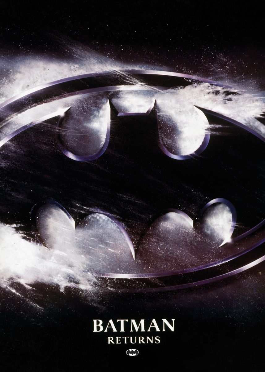 Batman Returns logo' Poster by DC Comics | Displate