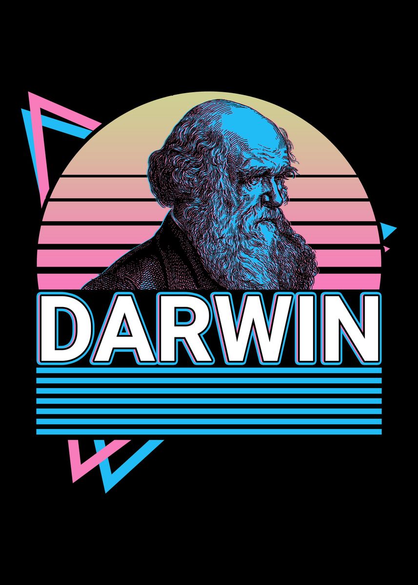 'Charles Darwin' Poster, picture, metal print, paint by AestheticAlex ...