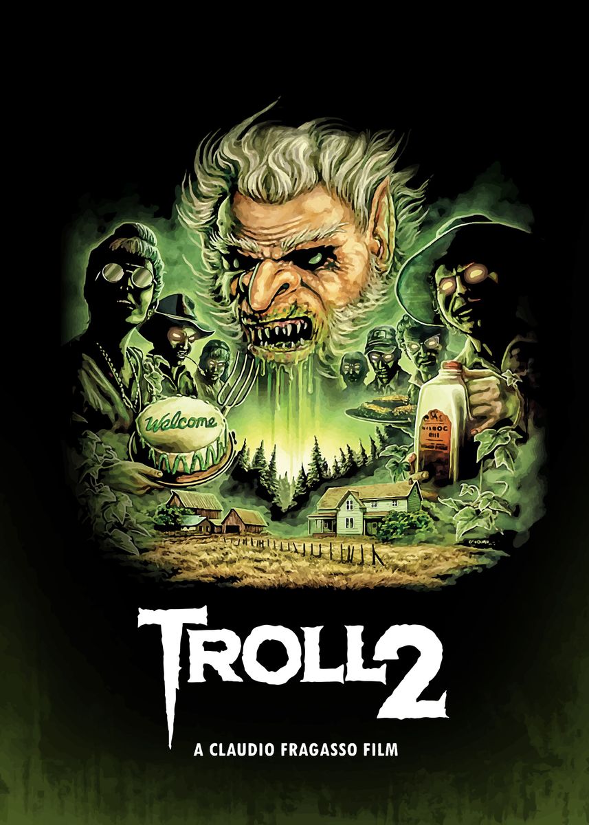 Troll 2' Poster, picture, metal print, paint by Bo Kev | Displate