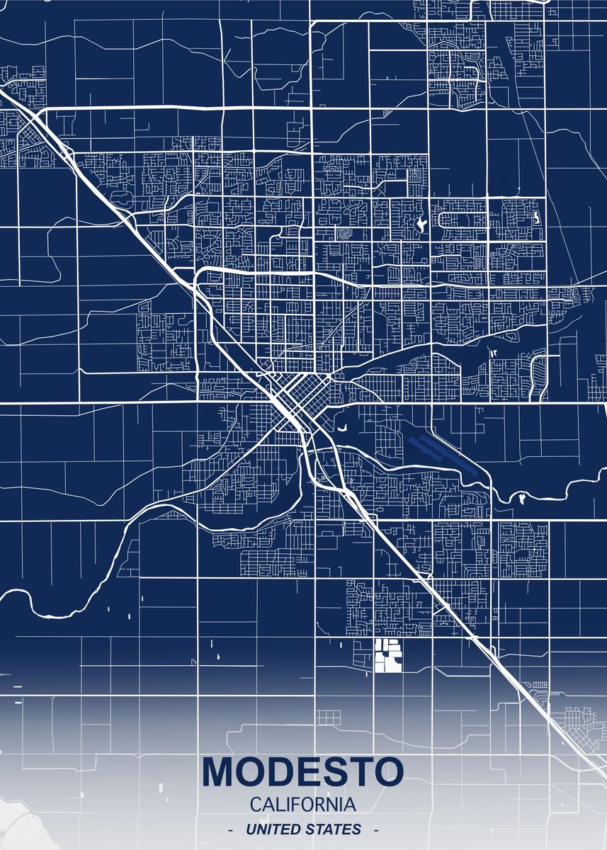 'Modesto California' Poster by sinnois Displate