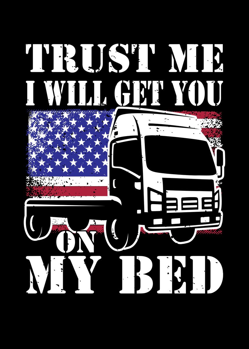 'funny Flatbed Truck' Poster By Stonerplates 