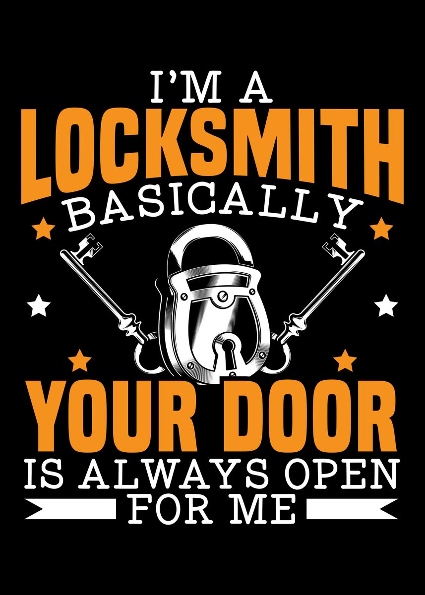 Im A Locksmith Poster By Nao Displate