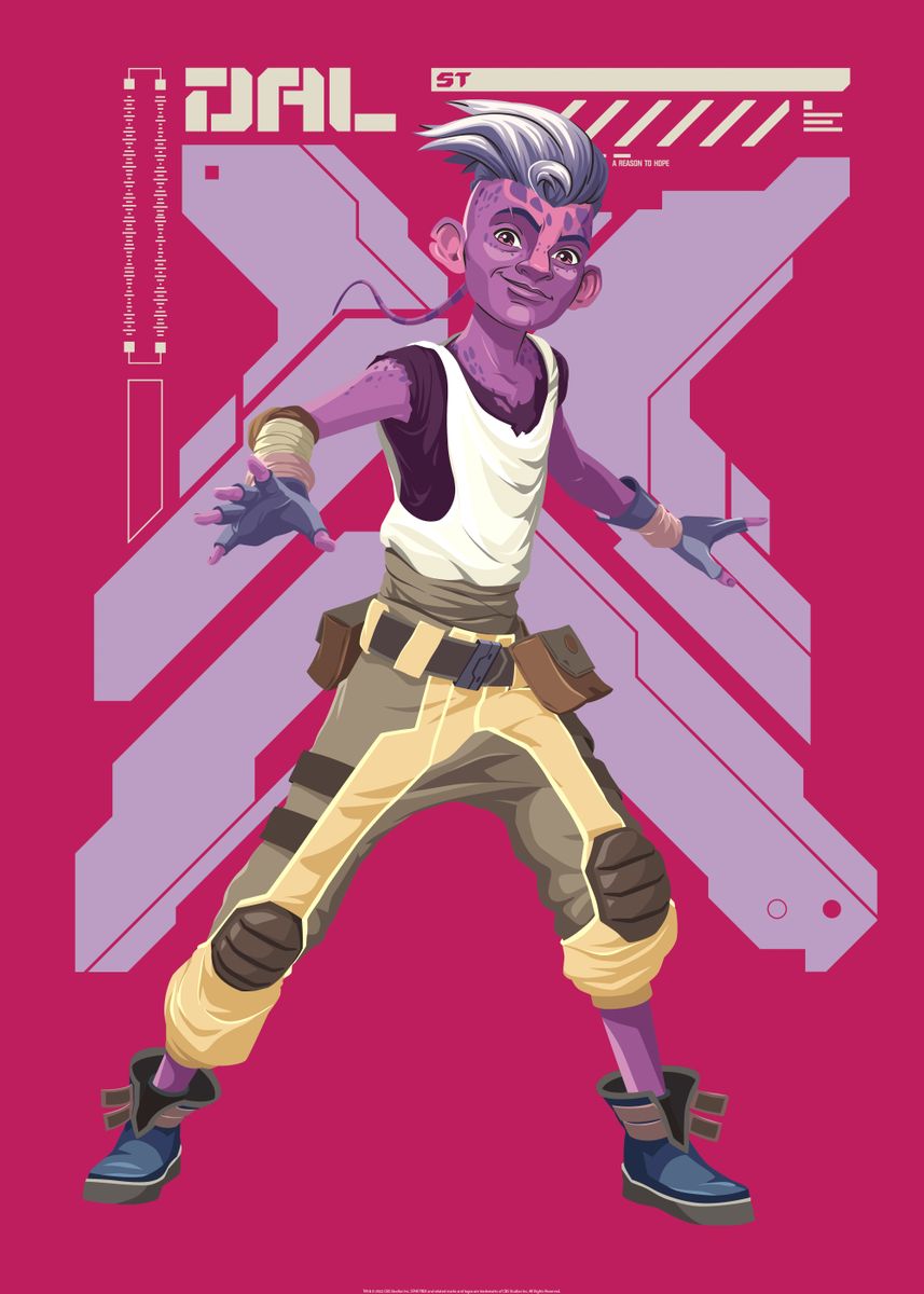 'Dal' Poster, picture, metal print, paint by Star Trek Displate