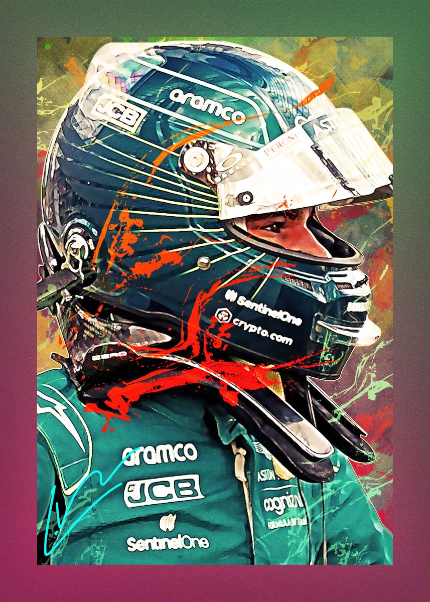 'Lance Stroll ' Poster by Daisy Donna | Displate