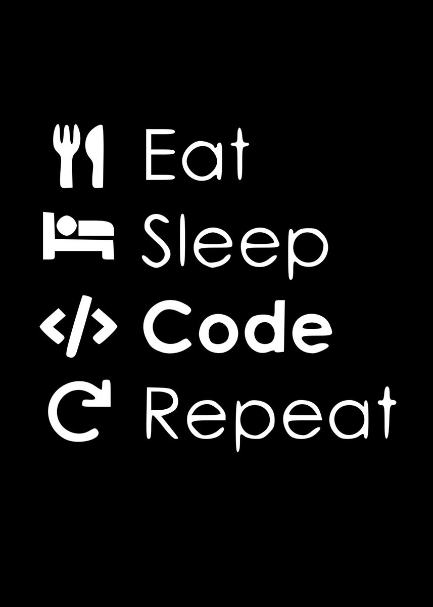 'Programming' Poster by ZS C O M M E R C E | Displate